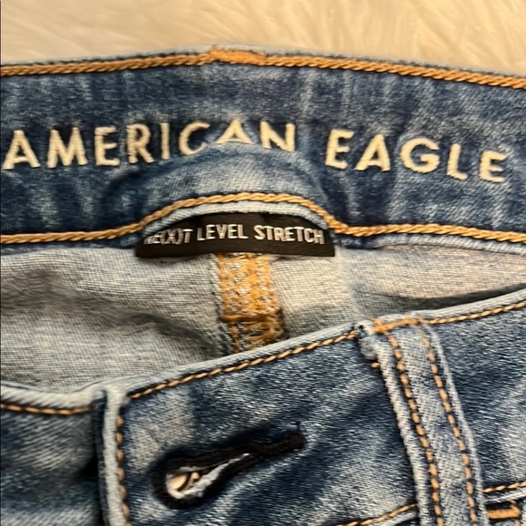 American Eagle Outfitters Blue Jegging Jeans with Stretch - Picture 5 of 5